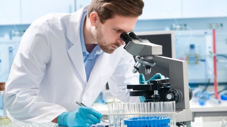 Diagnosis of human parasites under the microscope